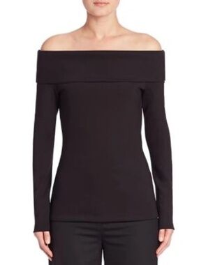 NWT The Row Lupino Long Sleeve Off the Shoulder Top Small